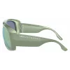 Óculos de sol unissexo Armani Exchange AX4143SU83542 retangular armação integral em plástico preto cinzento escuro 67 mm