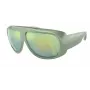 Óculos de sol unissexo Armani Exchange AX4143SU83542 retangular armação integral em plástico preto cinzento escuro 67 mm