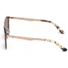 Óculos de sol unissexo WEB EYEWEAR WE0190-34G Havana acetato castanho lente degradê 52 mm