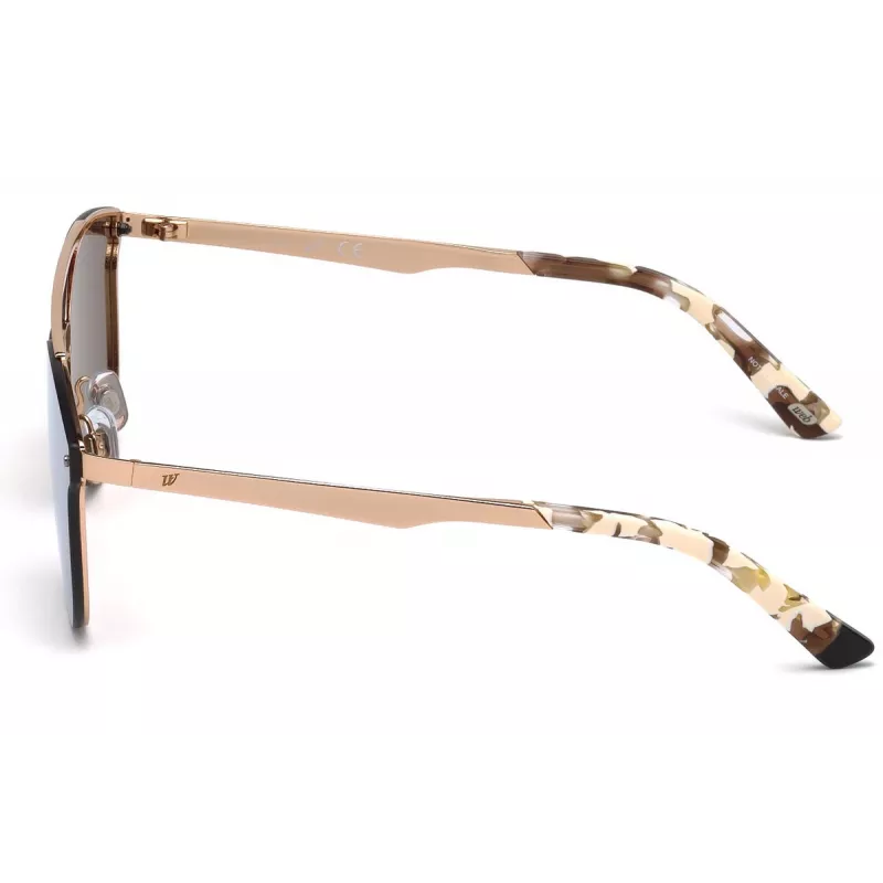 Óculos de sol unissexo WEB EYEWEAR WE0190-34G Havana acetato castanho lente degradê 52 mm