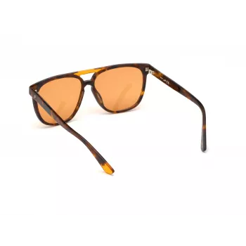 Óculos de sol WEB EYEWEAR unissexo WE0263-5956J quadrados armação de acetato Havana lentes de policarbonato verdes 59/13/145 mm UV400