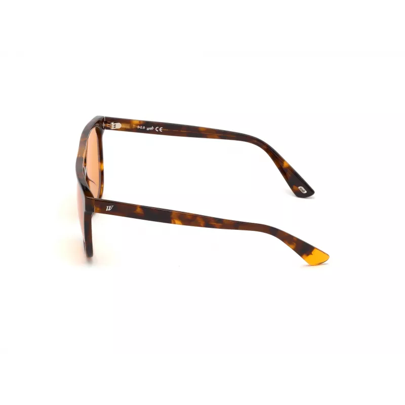 Óculos de sol WEB EYEWEAR unissexo WE0263-5956J quadrados armação de acetato Havana lentes de policarbonato verdes 59/13/145 mm UV400