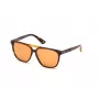 Óculos de sol WEB EYEWEAR unissexo WE0263-5956J quadrados armação de acetato Havana lentes de policarbonato verdes 59/13/145 mm UV400