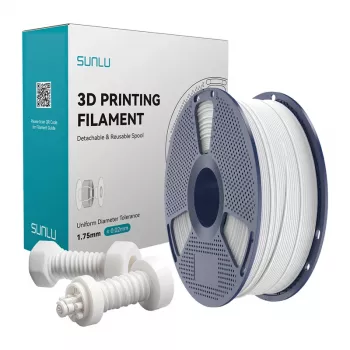 Sunlu High-Speed ABS Filamento (Branco) 1,75 mm 1 kg (ABS H-S W)