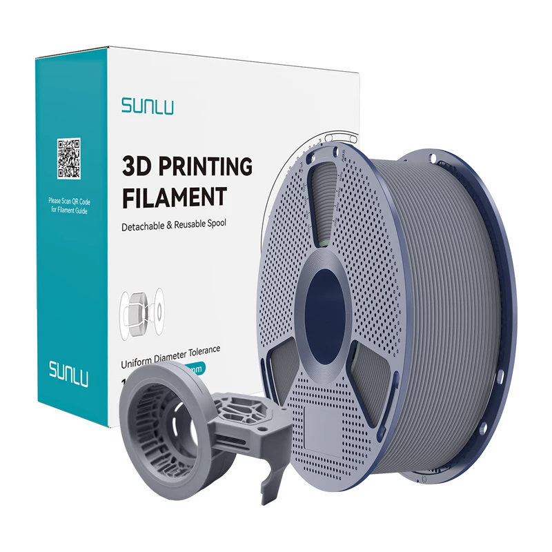SUNLU PETG Filamento Matte High-Speed 1.75 mm Cinzento 1 kg