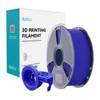 SUNLU PETG High-Speed Matte Filamento azul 1,75 mm 1 kg para impressoras 3D FDM