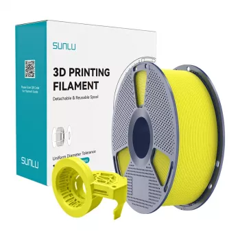 SUNLU PETG Filamento Matte High-Speed 1.75mm 1kg Amarelo