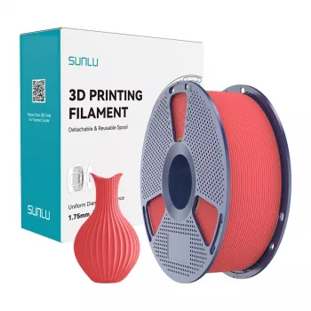 Filamento para impressora 3D SUNLU PLA Classic Cherry Red 1,75 mm 1 kg