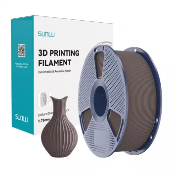 Filamento para impressora 3D SUNLU PLA Classic Schokolade 1,75mm 1kg
