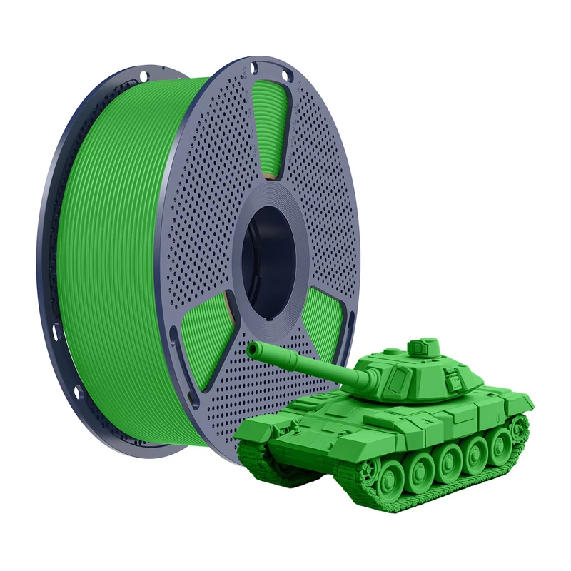 SUNLU PLA+ filamento de alta velocidade para impressora 3D, verde, 1,75 mm, 1 kg