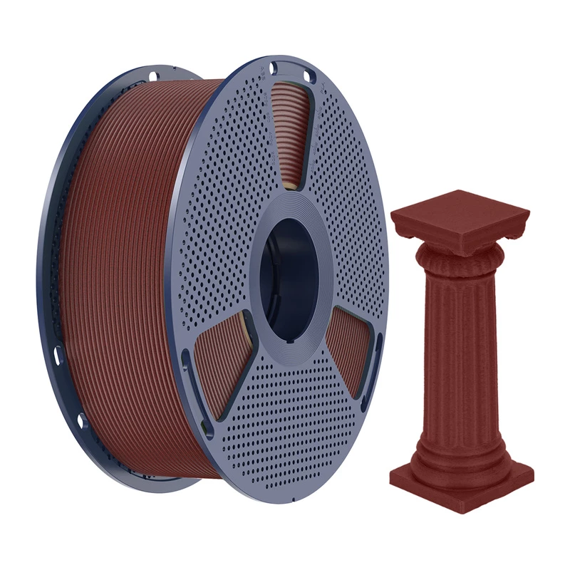 SUNLU PLA filamento mármore de alta velocidade, vermelho tijolo, 1,75mm, 1kg