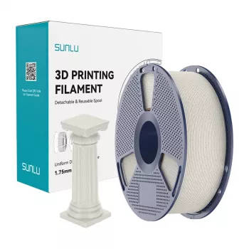 Sunlu PLA filamento mármore de alta velocidade (castanha) - 1,75mm, 1kg