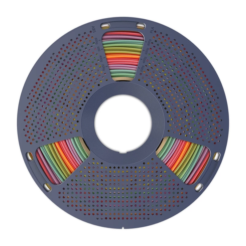 Filamento PLA SUNLU PLA R 01 Rainbow 1.75mm 1kg para impressora 3D