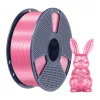 Sunlu PLA+ Silk Filamento 1,75 mm Rosa 1 kg – Acabamento Seda de Alto Brilho para Impressoras 3D FDM