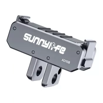 Sunnylife Adaptador de montagem bidirecional em alumínio para Osmo Nano / Action 6