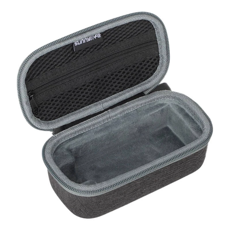 Bolsa de transporte Sunnylife para DJI Mic / Mic 2 (B770) - preto, estojo rígido em pele PU