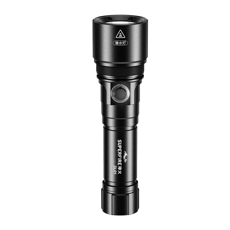 Superfire DL01 Lanterna LED – 500 lúmenes, zoom, recarregável, IP44