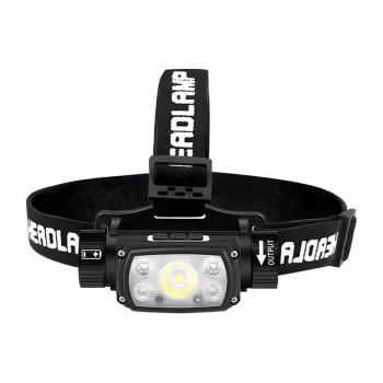 Lanterna de cabeça Superfire HE11, 640 lm, 20 W, 6 modos, 100 m