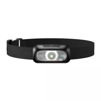 SUPERFIRE HL05-L Lanterna frontal LED recarregável com sensor de movimento, 1000 lúmenes, USB-C, IP44, preta