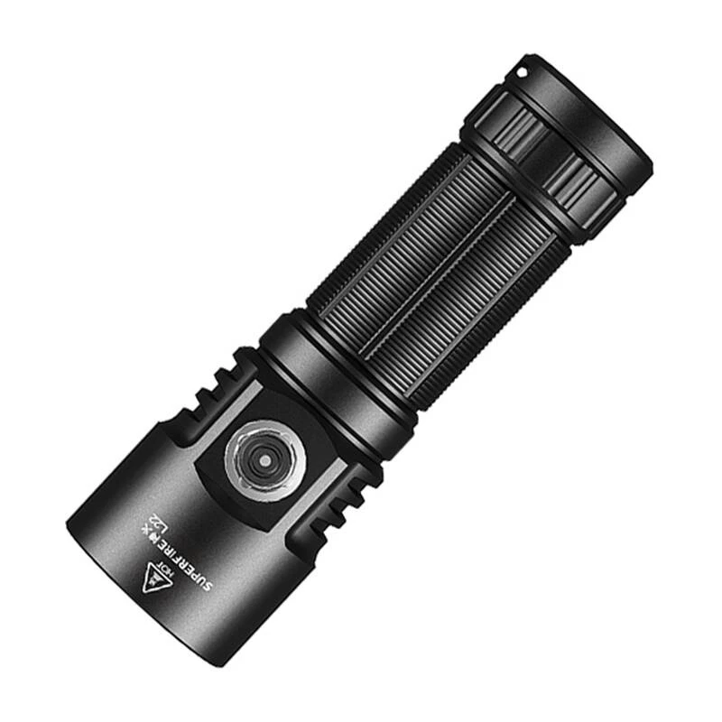 Superfire L22 XHP70.2 Lanterna LED 3000 Lúmenes USB-C Recarregável Powerbank Preto