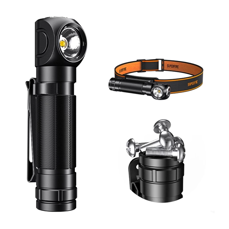 Lanterna de cabeça Superfire TH04-S 1000lm USB-C