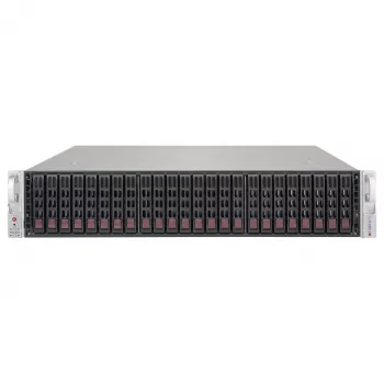 Caixa Supermicro SC216 BE1C-R609JBOD 2U 24x2,5 polegadas Hot-Swap SAS3 JBOD com 2x600W fontes de alimentação redundantes