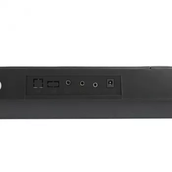 Teclado infantil SUPRIMO EK611 de 61 teclas com ecrã LCD, 200 timbres, 128 ritmos, microfone e suporte de partituras