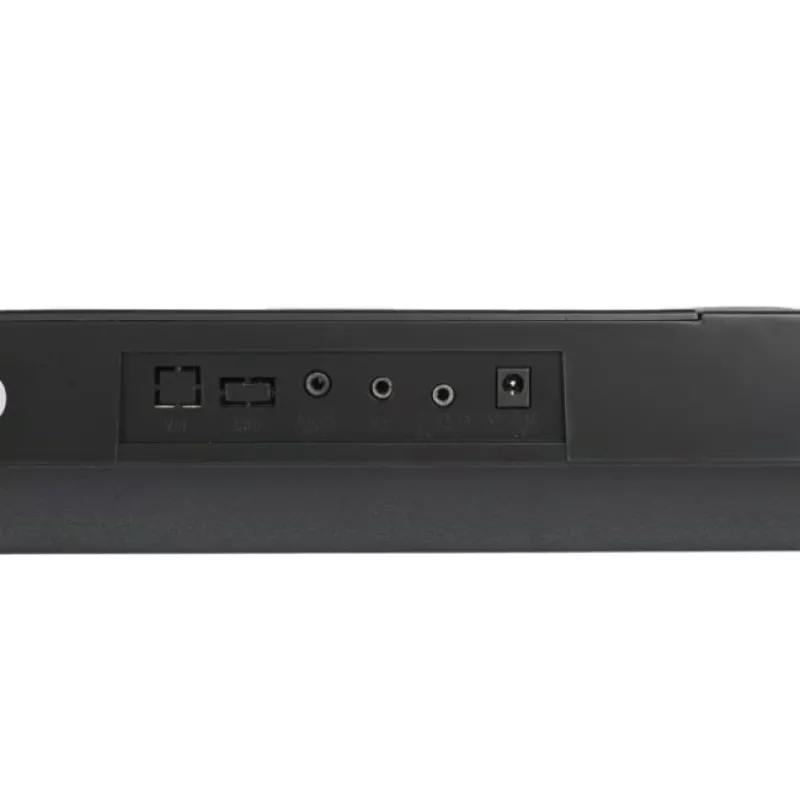 Teclado infantil SUPRIMO EK611 de 61 teclas com ecrã LCD, 200 timbres, 128 ritmos, microfone e suporte de partituras