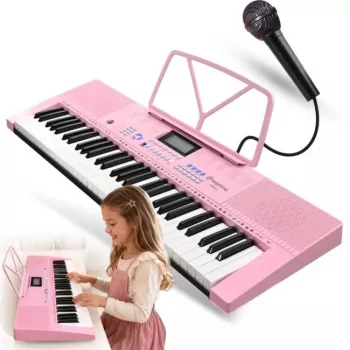 Teclado de aprendizagem SUPRIMO EK611 PK eletrónico