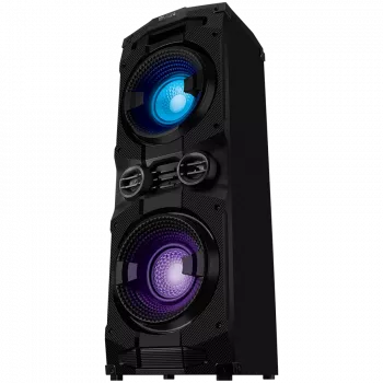 SVEN PS-1500 Altifalante, preto (500W, Bluetooth, FM, USB, ecrã LED, alimentação elétrica)
