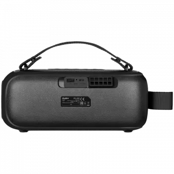 SVEN PS-255 Altifalante, preto (12W, Bluetooth, FM, USB, microfone de karaoke, 3600mAh)