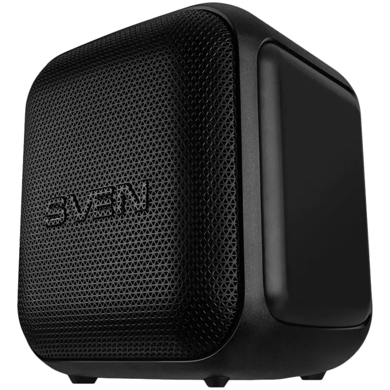 SVEN PS-880 Altifalante Bluetooth portátil, 110W RMS, TWS, FM, USB, microSD, ecrã LED, bateria de lítio, preto