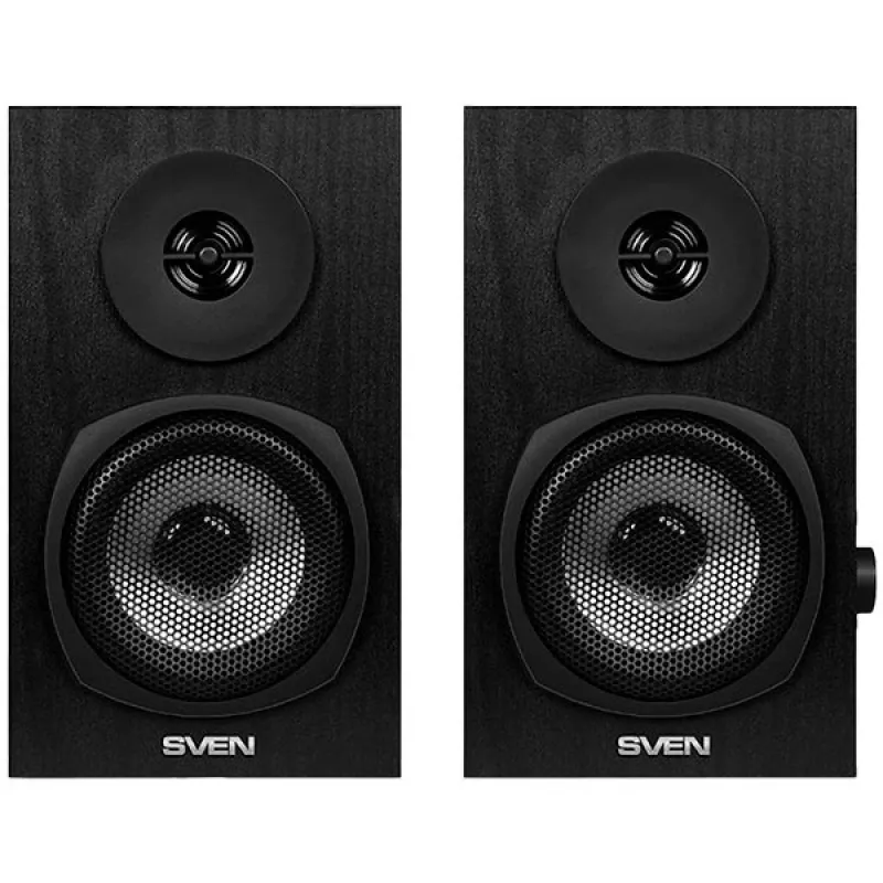 Colunas estéreo USB SVEN SPS-575 2.0, 2x3W RMS, controlo de volume, preto