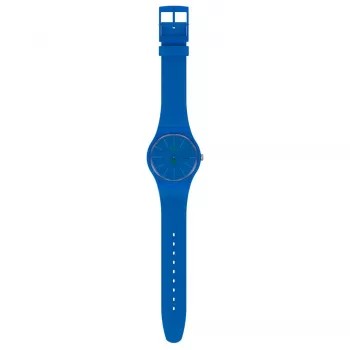 Swatch New Gent SO29N700 Relógio de homem azul biokerâmica 41 mm