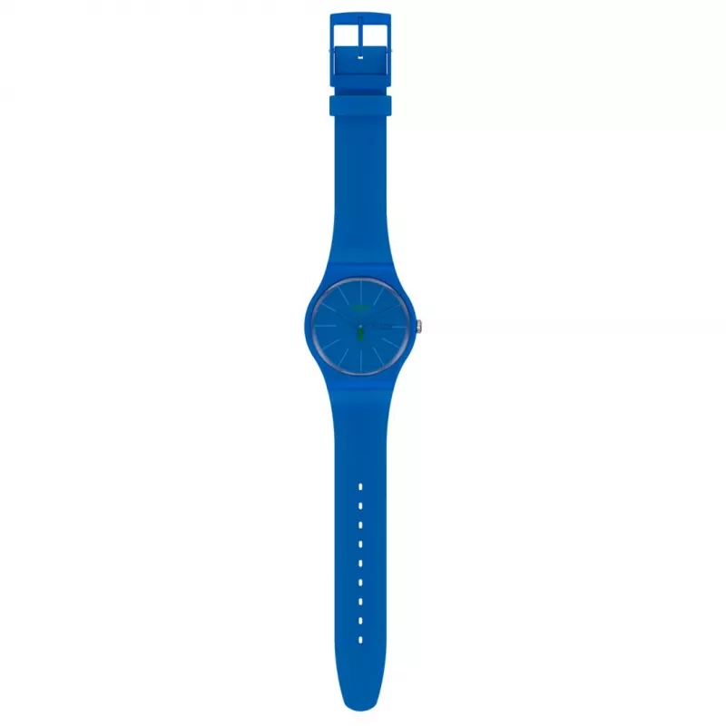 Swatch New Gent SO29N700 Relógio de homem azul biokerâmica 41 mm