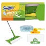 Kit inicial Swiffer Sweeper 2 em 1 vassoura de chão e pó