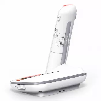 Telefone sem fios DECT Swissvoice Xtra 2355 com atendedor e identificação de chamadas, branco
