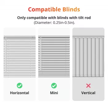 SwitchBot Blind Tilt - Controlador inteligente elétrico de estores