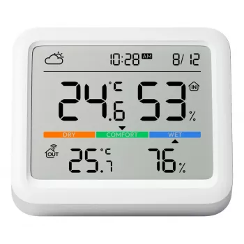 SwitchBot Meter Pro Estação meteorológica termómetro higrómetro branca