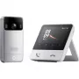 Switchbot SWB VDB-M-SW - Campainha de vídeo WiFi com ecrã colorido de 4,3 polegadas (branco/prateado)