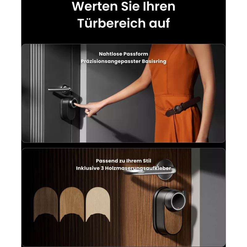 SwitchBot Ultra Touch Conjunto preto, Lock Ultra preto, Keypad Touch, Hub Mini