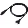 SYGONIX SY-5042688 Cabo de alimentação para aparelhos, Schuko para IEC C13, 1,8 m, preto