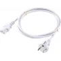Sygonix SY-5043494 cabo de alimentação para aparelhos CEE 7/7 para IEC C13 branco 2,00 m