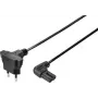 Sygonix SY-5043506 Cabo de alimentação CEE 7/7 para IEC C13 5 m preto