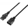 Cabo de extensão elétrica Sygonix SY-5243894 IEC C13/C14, 5 m, preto