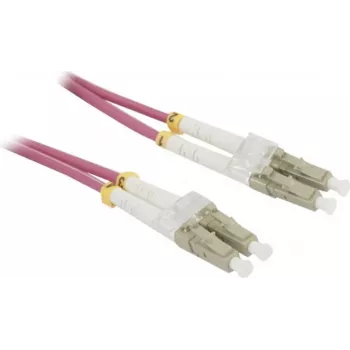 Synergy 21 Cabo de rede de fibra ótica OM4 LC-LC Duplex 15m, Violeta