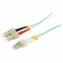 SYNERGY21 Cabo de fibra ótica 10 m LC-SC duplex 50/125 µm OM3 LSZH aqua 2 mm
