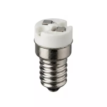 SYNERGY21 Adaptador LED E14 para GX5.3 para lâmpadas LED, branco