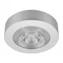 SYNERGY21 LED projetor de teto embutido Helios prateado redondo com aro de superfície (S21-LED-ME009)