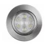 SYNERGY21 Foco de teto LED embutido Helios prateado - redondo + orientável - branco quente